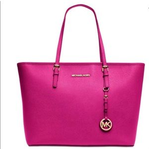 Michael Kors Large Tote in Raspberry